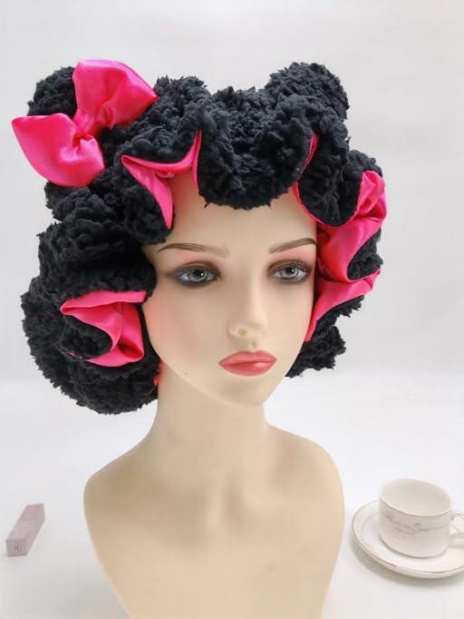 Generic brand satin lining close-up highlighting smooth pink sheen to reduce hair friction