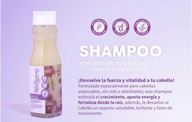 Generic bottle in hand for scale demonstrating portable conditioner size