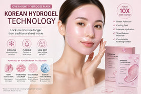 Generic hand holding mask to show real size and easy application