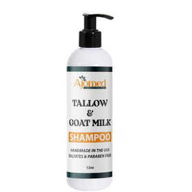Generic front packaging of 12 oz shampoo showing bottle and label benefits