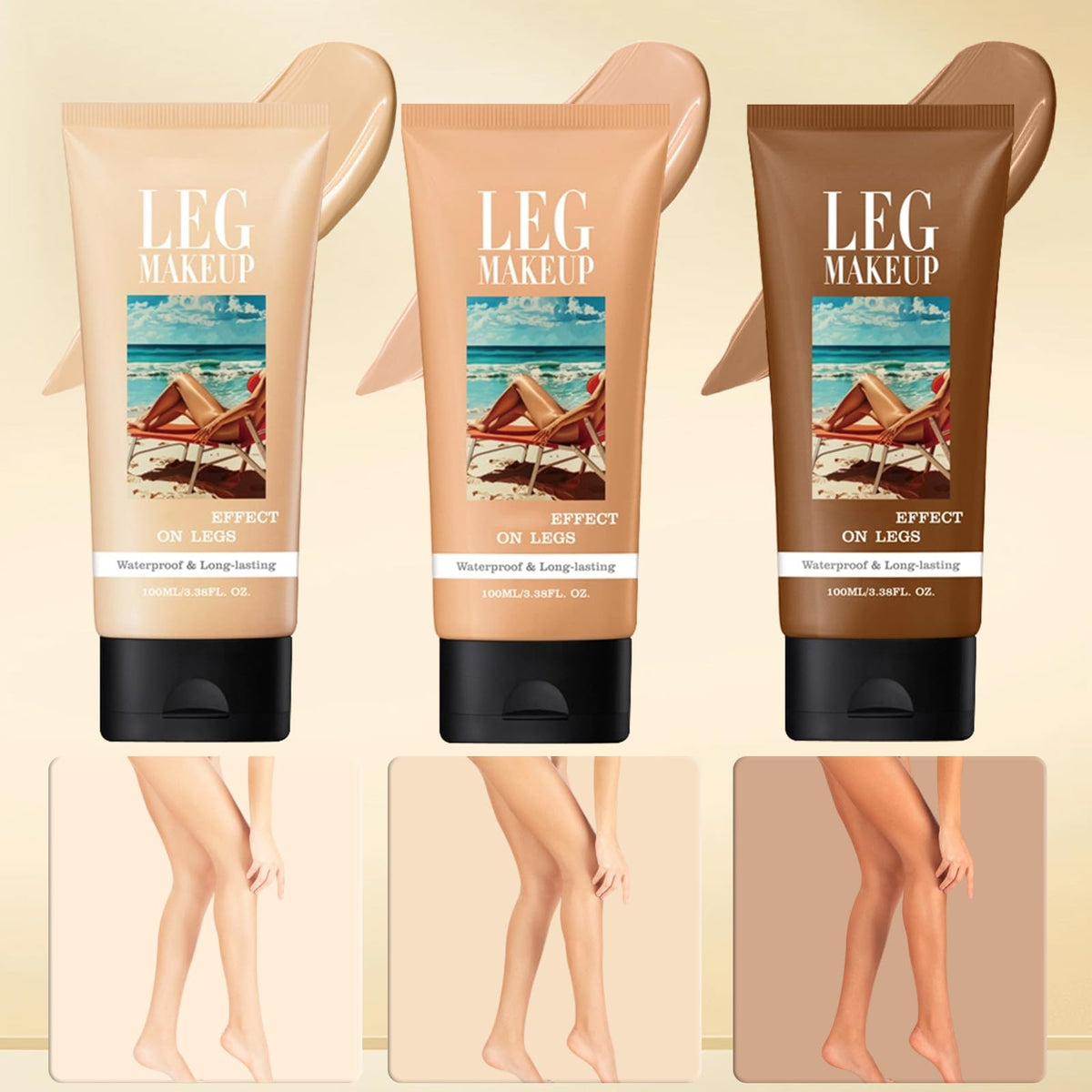 Generic brand close-up of creamy bronze texture, shows smooth blendability and coverage