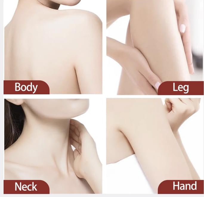 Generic turmeric oil applied to hand, demonstrates easy massage-in application and quick nourishment