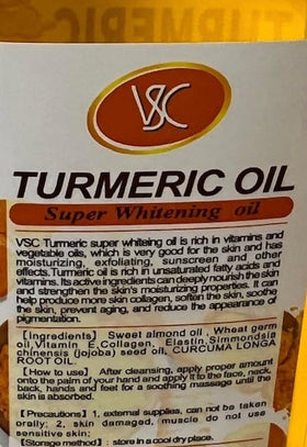 Generic turmeric oil on bathroom shelf with towel, lifestyle scene conveying daily radiant-skin routine