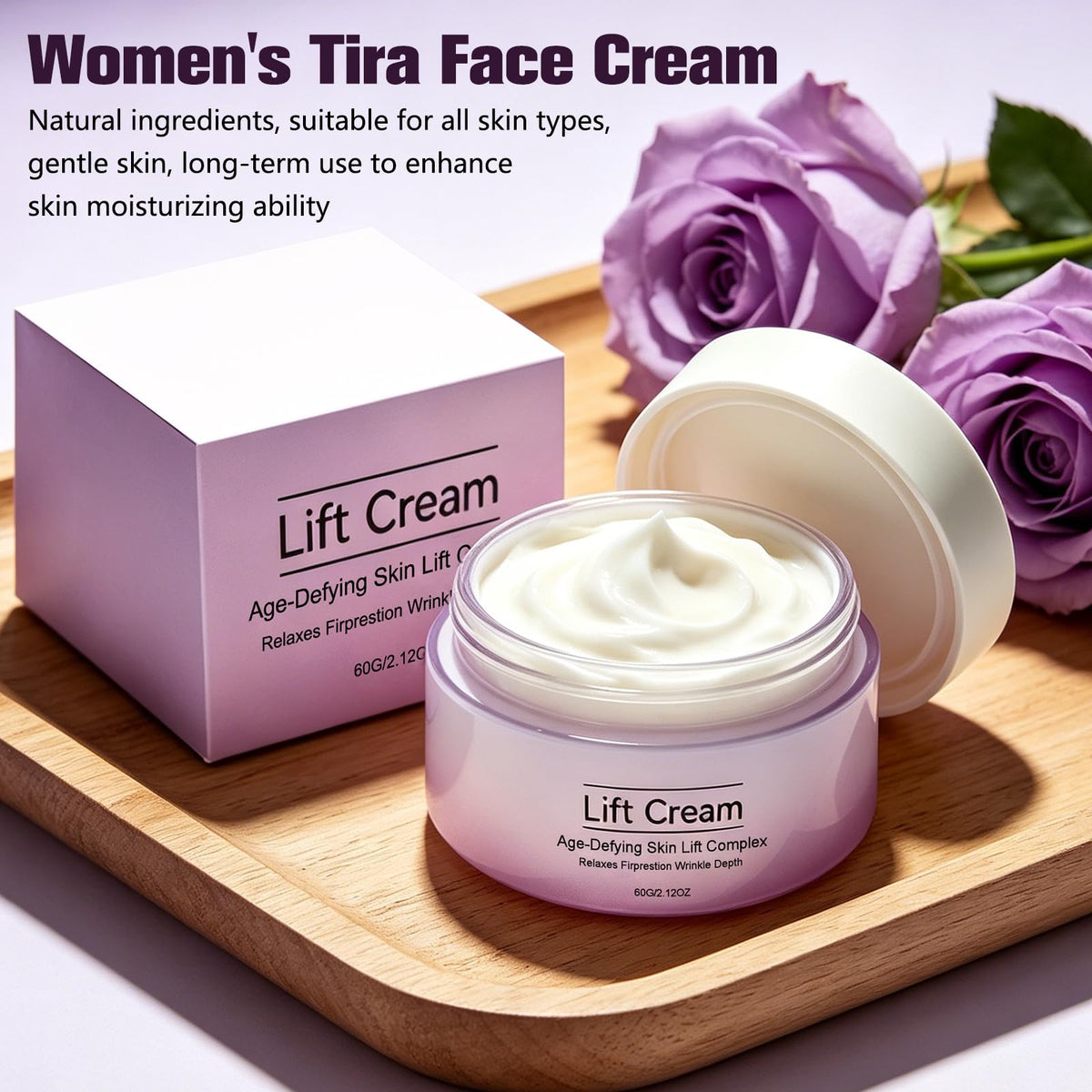 Generic Wonder Lift Cream in travel bag showing convenience and consistent-use benefit