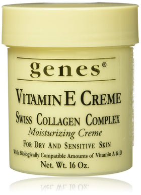 Genes front packaging 16 oz jar showing product label and moisturizing benefit