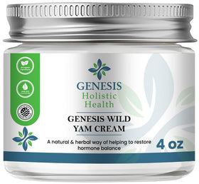 Genesis Holistic Health front packaging showing bottle and label benefits