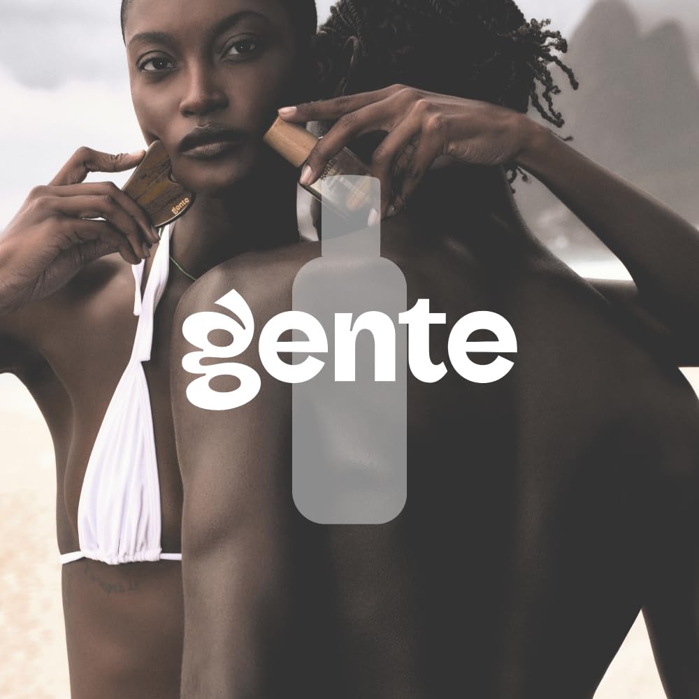 GENTE INC. facial massage with oil demonstrating de-puffing benefits and smooth glide