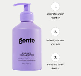 GENTE on bathroom counter during daily routine for convenient use