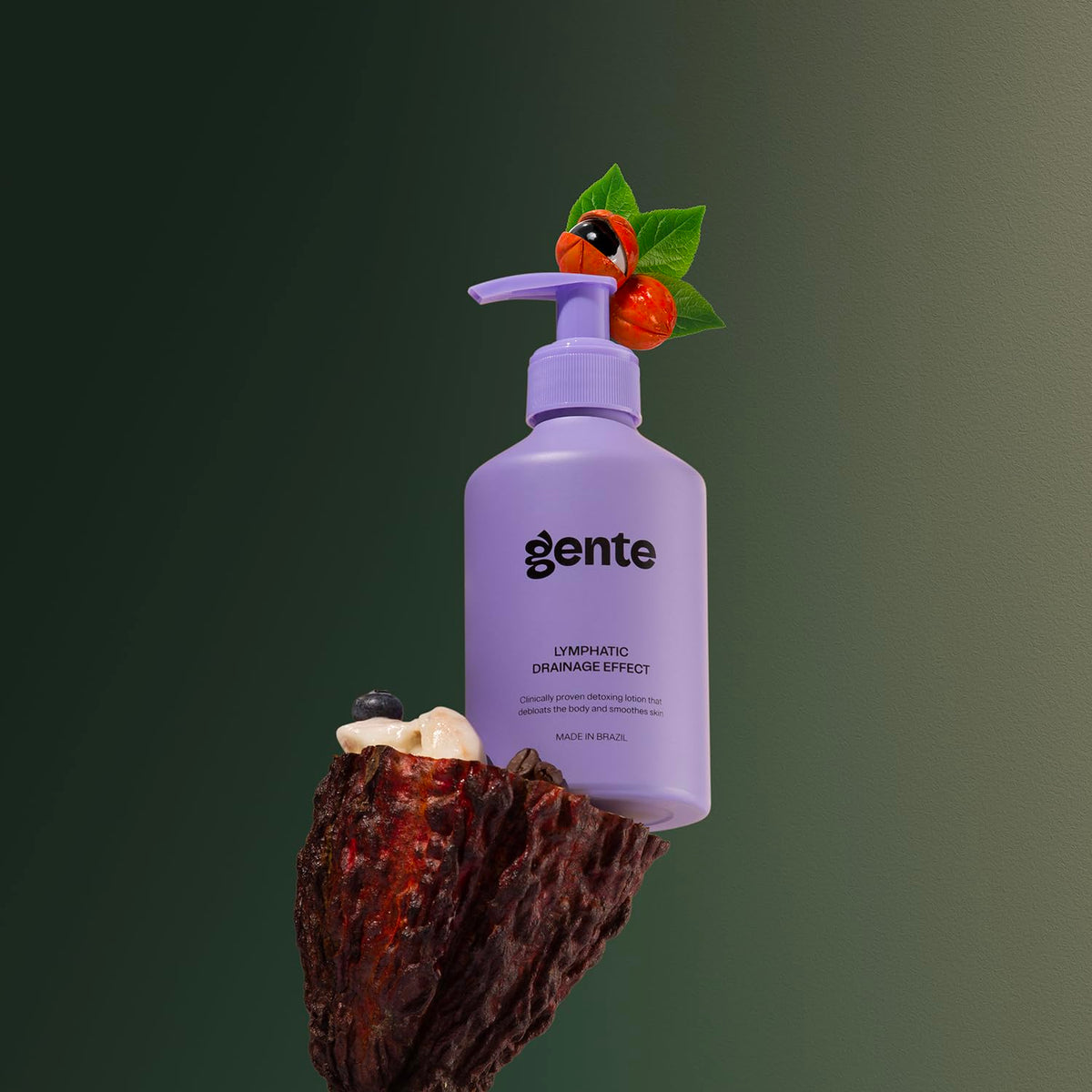 GENTE bottle in hand to show 6.7 oz size and travel-ready benefit