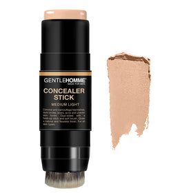 Gentlehomme concealer front packaging showing shade and dual-ended design for easy use