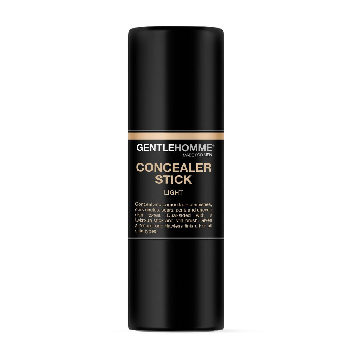 Gentlehomme concealer creamy texture close-up demonstrating smooth, blendable finish