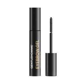 Gentlehomme front packaging showing clear eyebrow gel and compact bottle for easy grooming