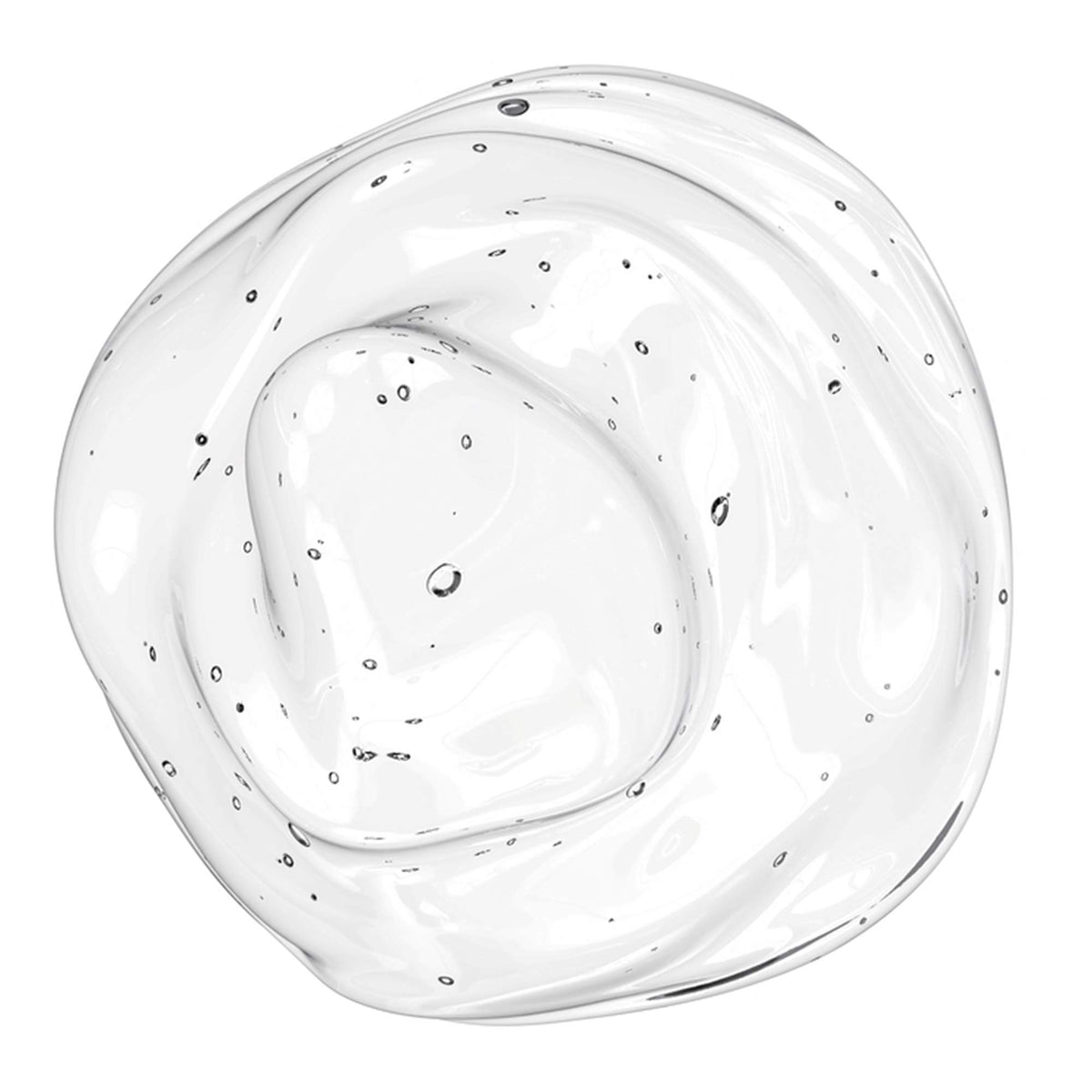Gentlehomme close-up of spiral brush and clear gel texture for precise shaping