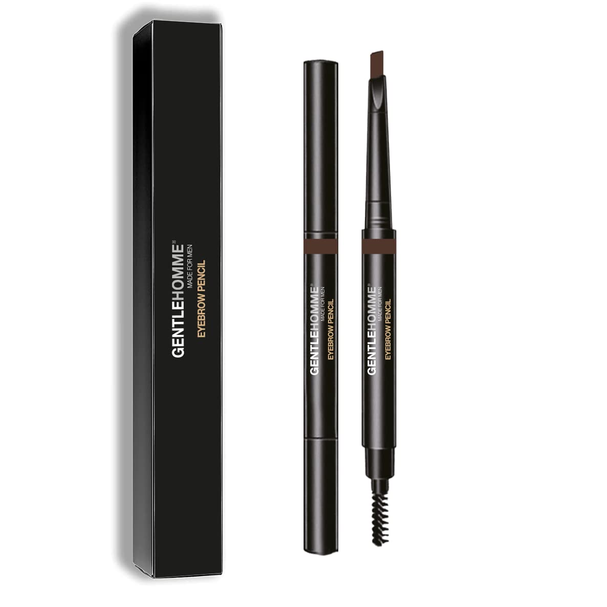 Gentlehomme spoolie brush detail blending pigment for a natural finish