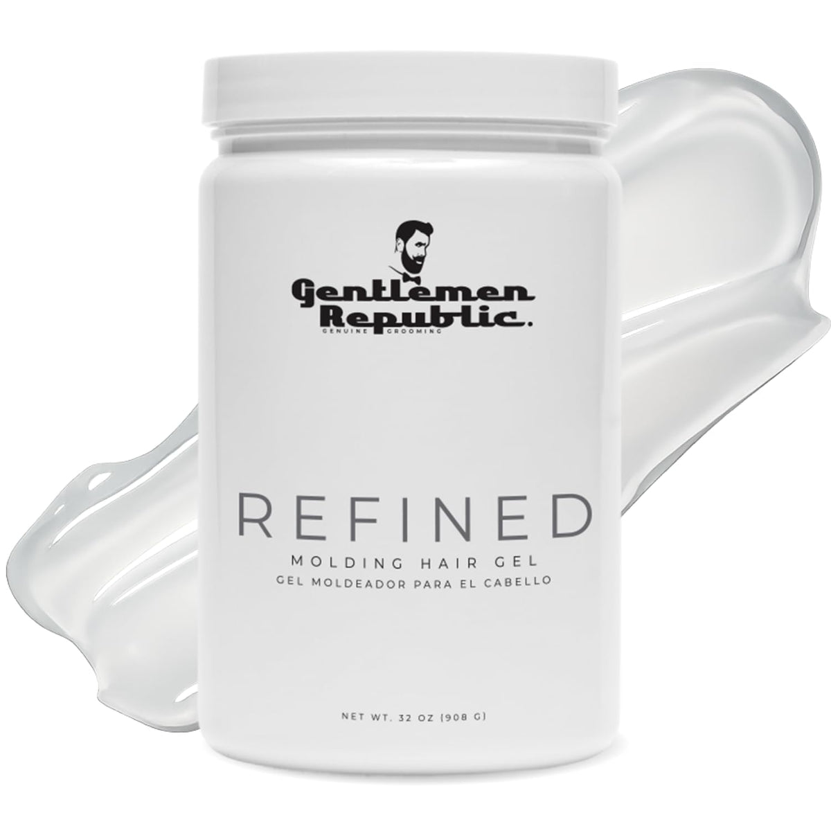 Gentlemen Republic 32oz jar front view showing premium packaging and value