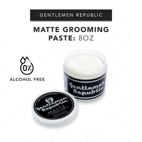 Gentlemen Republic before and after hair comparison showing natural matte finish