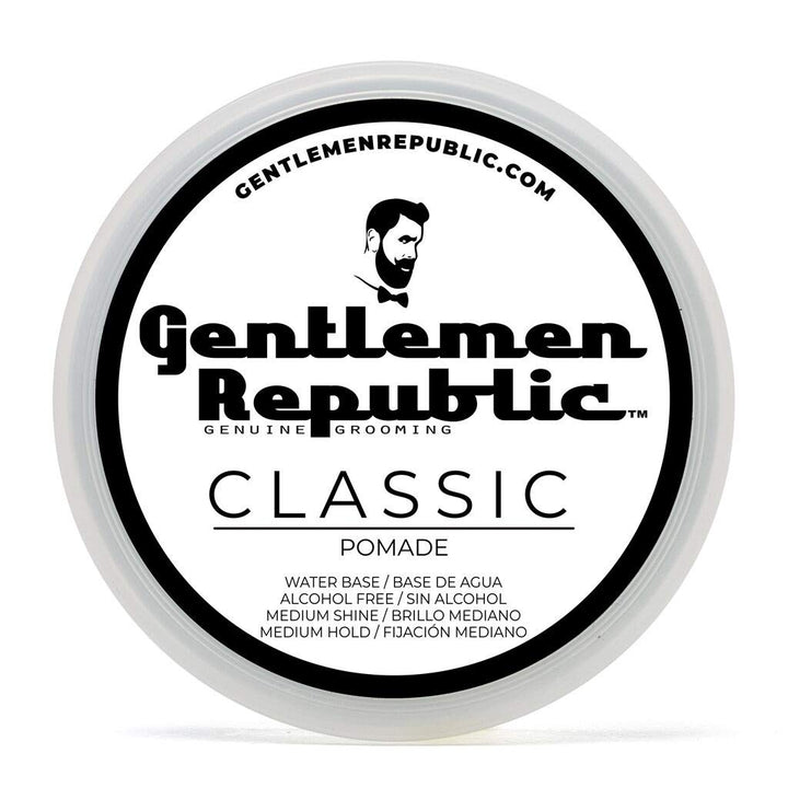 Gentlemen Republic front packaging showing jar and branding for confident styling