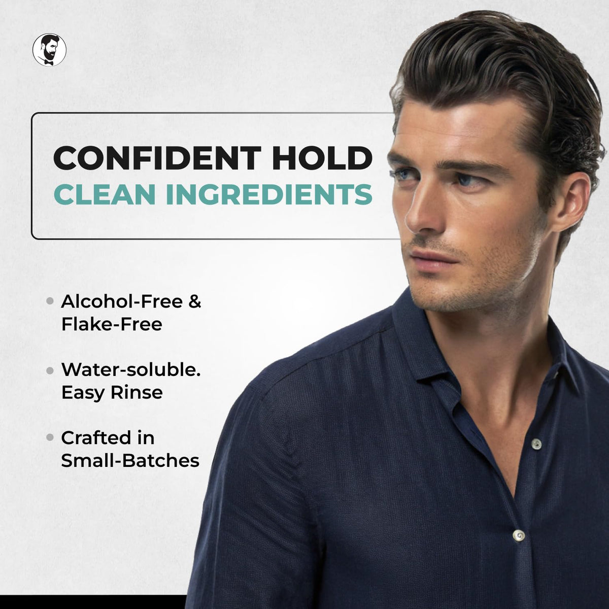 Gentlemen Republic gel texture close-up displaying glossy hold and sheen