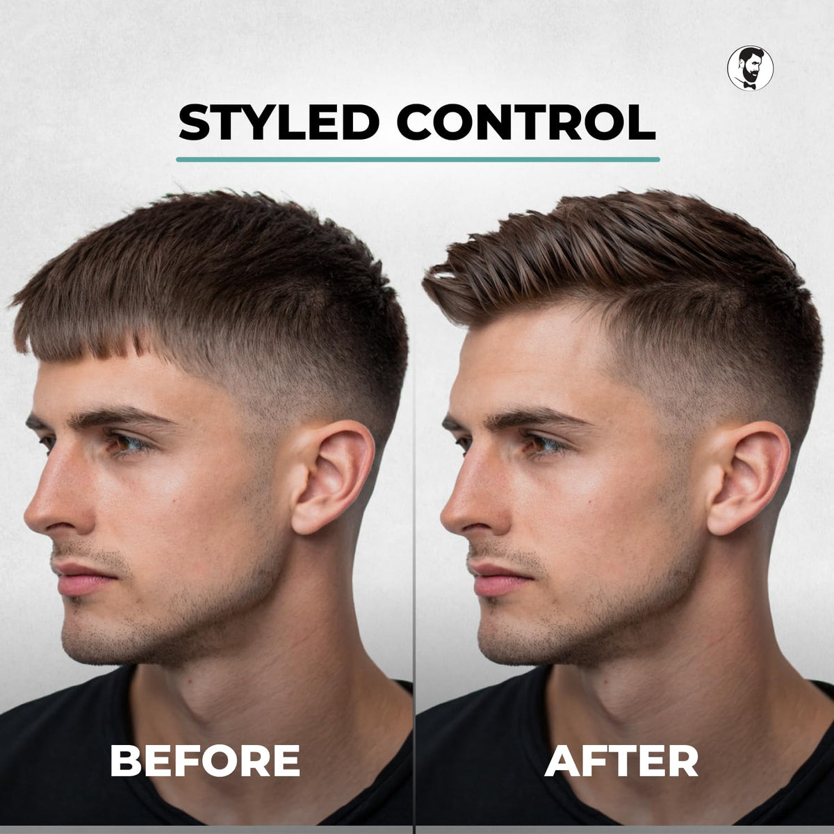 Gentlemen Republic label closeup highlighting ingredients and hold benefits