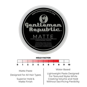 Gentlemen Republic jar open revealing product texture and easy scoop benefit