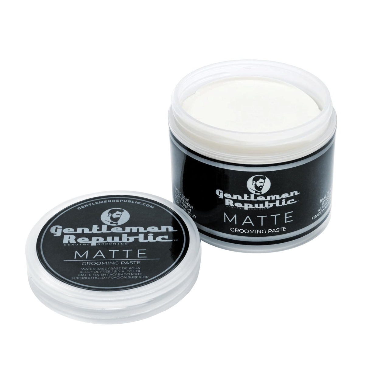Gentlemen Republic close-up of paste texture highlighting non-greasy lightweight feel