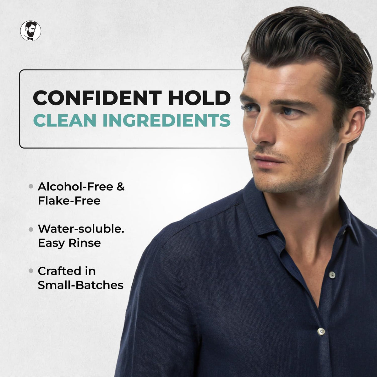 Gentlemen Republic open jar texture close-up showing smooth, glossy gel