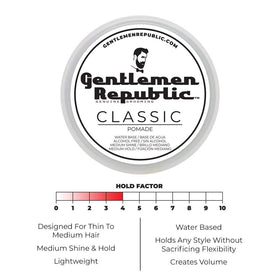 Gentlemen Republic pomade on hands demonstrating spreadability and control