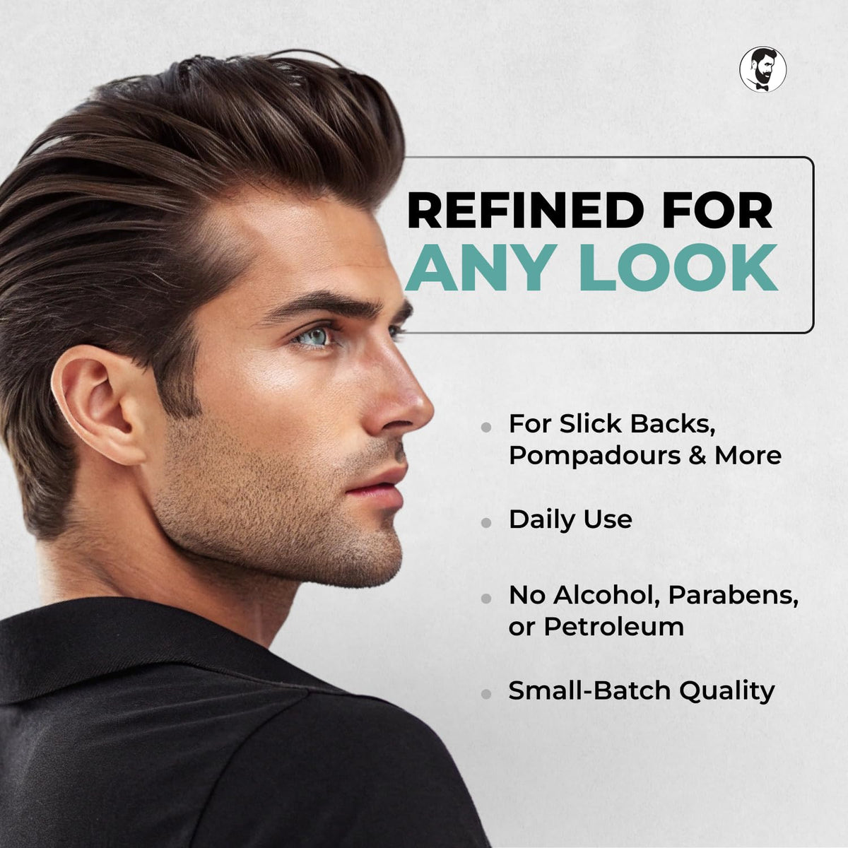 Gentlemen Republic rinse easy in shower showing clean wash-out benefit