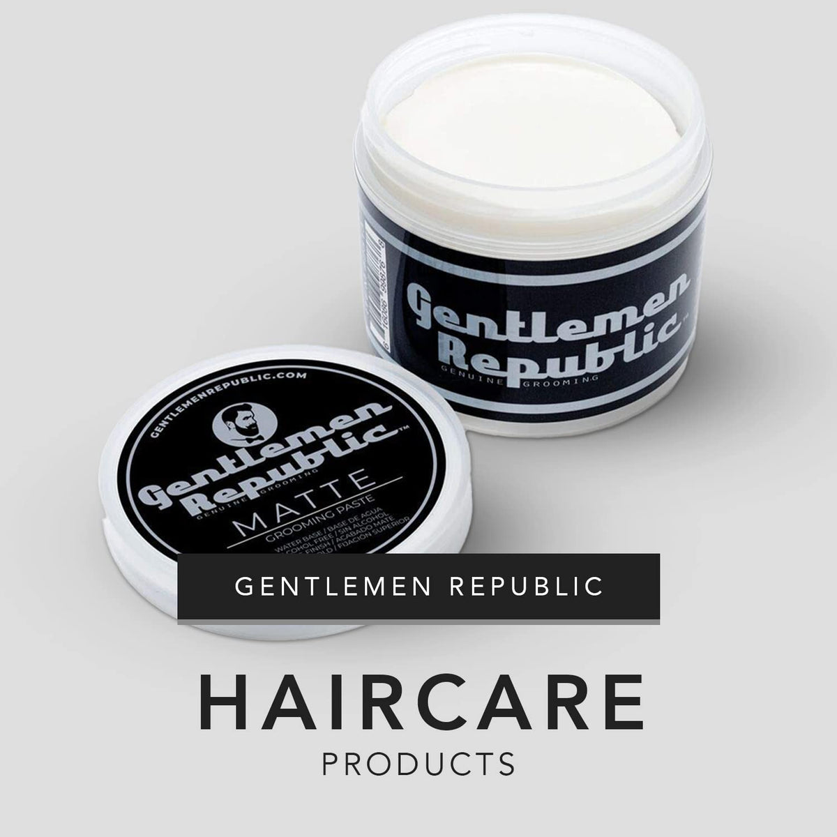 Gentlemen Republic styled short hair example showing defined texture and matte finish benefit