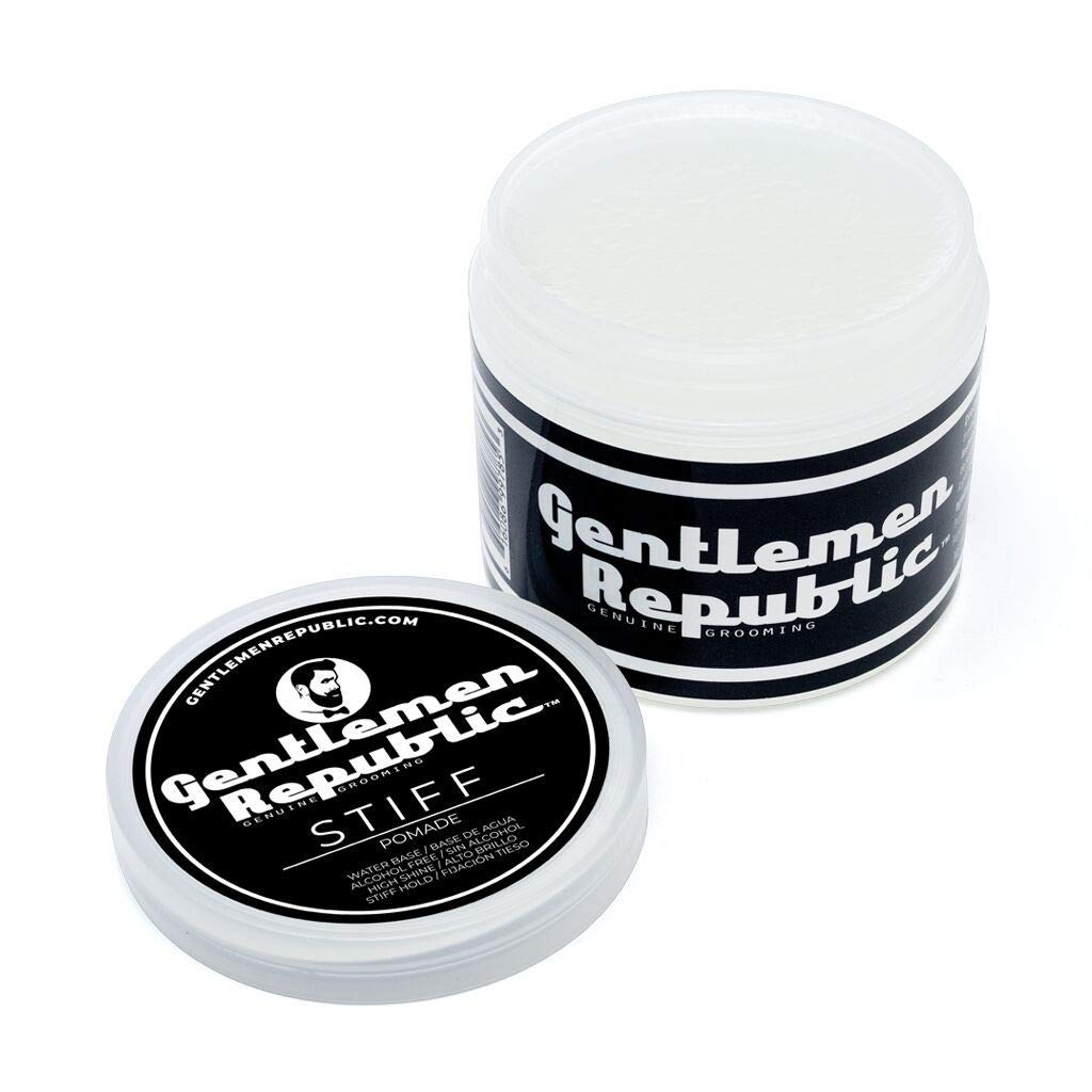 Gentlemen Republic pomade texture close-up showing smooth spreadable finish