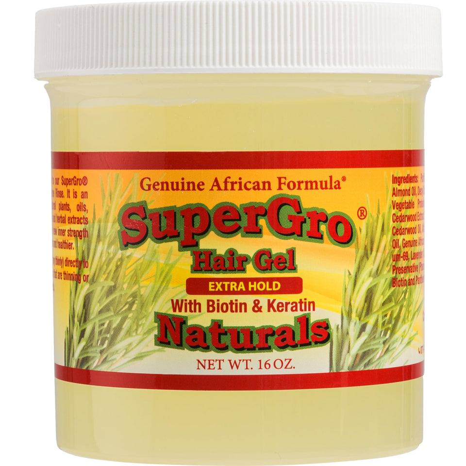 Genuine African Formula jar front view shows branding and 16 oz size for clear purchase decision