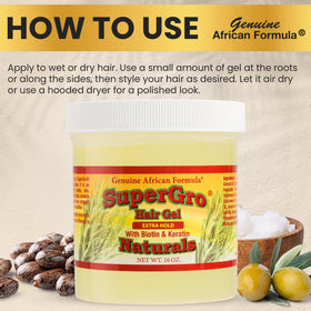 Genuine African Formula lifestyle styling at mirror showing confidence and polished look