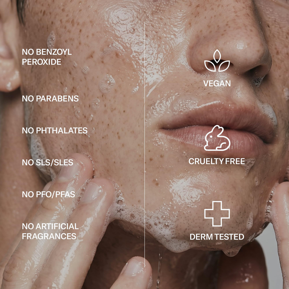 Geologie face wash paired with moisturizer illustrating routine