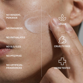 Geologie ingredient display with azelaic acid representing blemish targeting