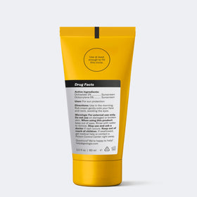 Geologie label close-up emphasizing active ingredients and clean formula
