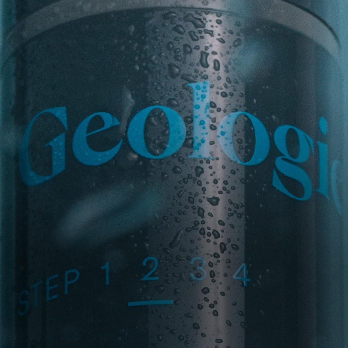 Geologie on bathroom shelf styled with skincare showing daily routine compatibility