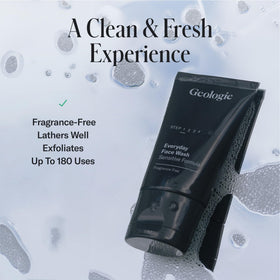 Geologie ingredient label highlighting fragrance‑free formulation