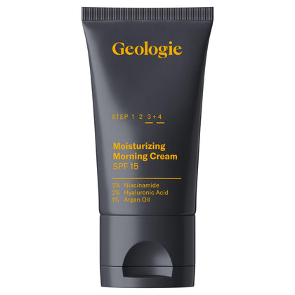 Geologie front jar and box showing clean design and daily protection