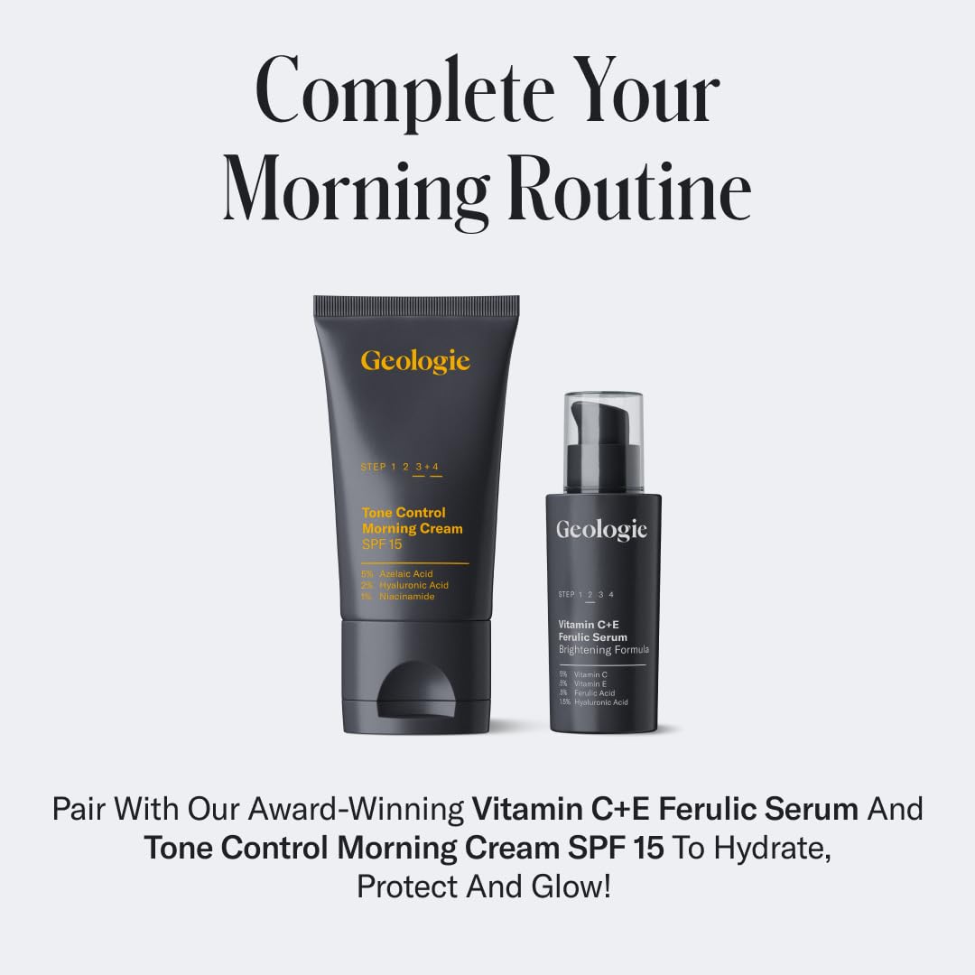Geologie lifestyle application on face demonstrating mattifying protection benefit