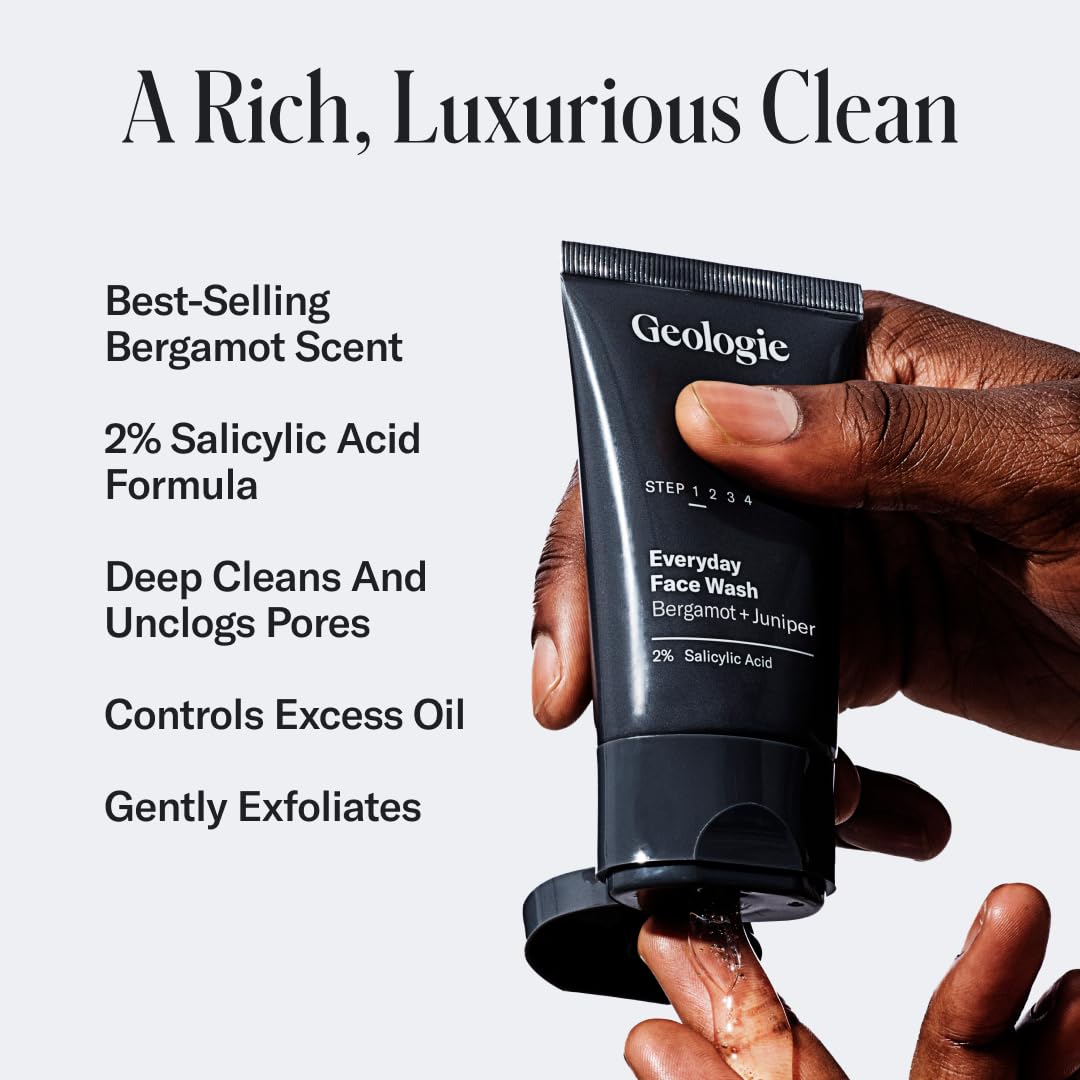 Geologie salicylic acid wash foam texture demonstrating gentle exfoliation benefits