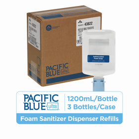 Georgia-Pacific close-up of refill bottle nozzle ensuring leak-free dispenser installation