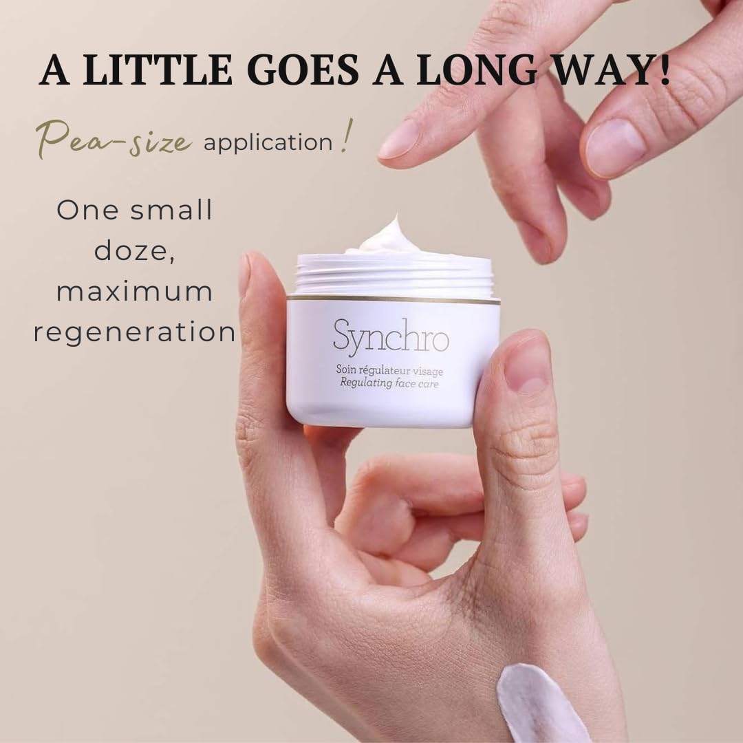 Gernetic Synchro Cream label and ingredient list highlighting regenerative benefits