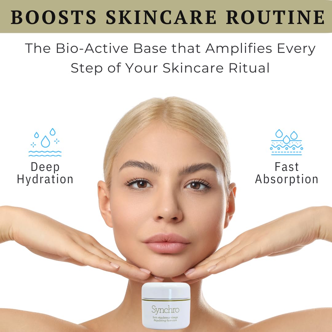 Gernetic Synchro Cream in nighttime routine scene promoting sealing and recovery
