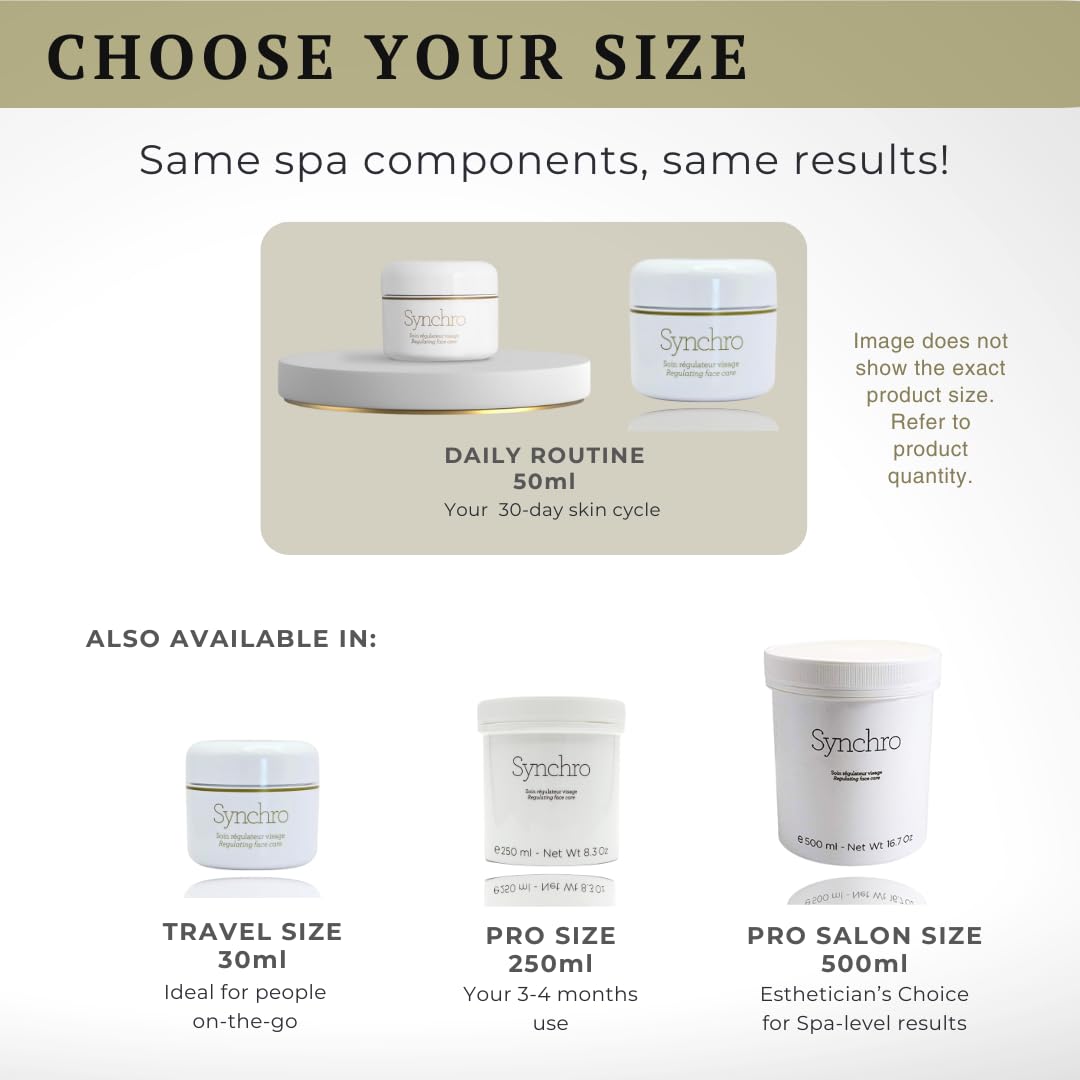 Gernetic Synchro Cream 50ml beside coin for scale illustrating travel-friendly size