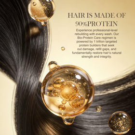 GES ingredient label detail showing natural extracts for internal strand nourishment