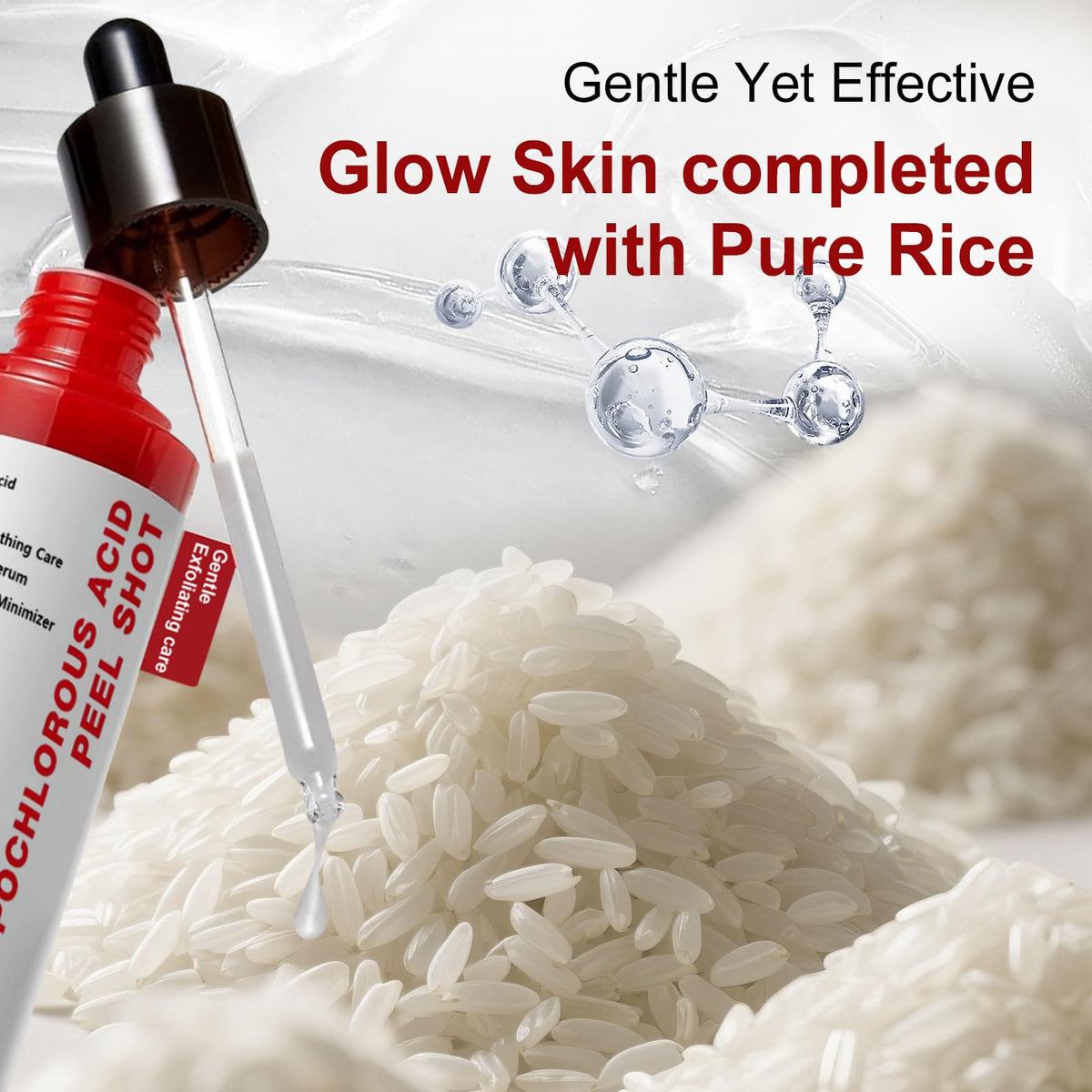 GESHANZHIShui serum drop close-up highlighting lightweight texture and quick absorption