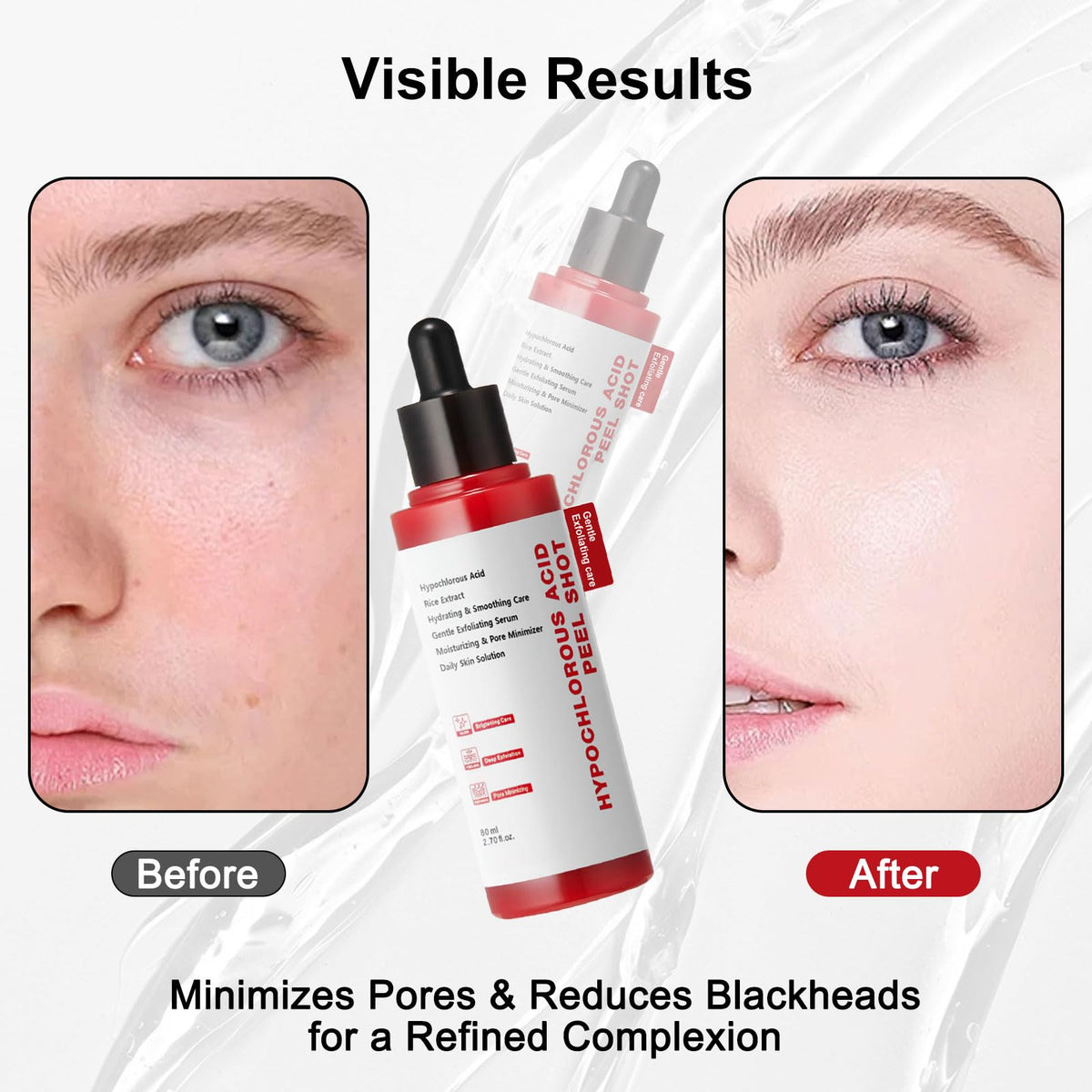 GESHANZHIShui label detail showing key ingredients and transparent formulation benefit