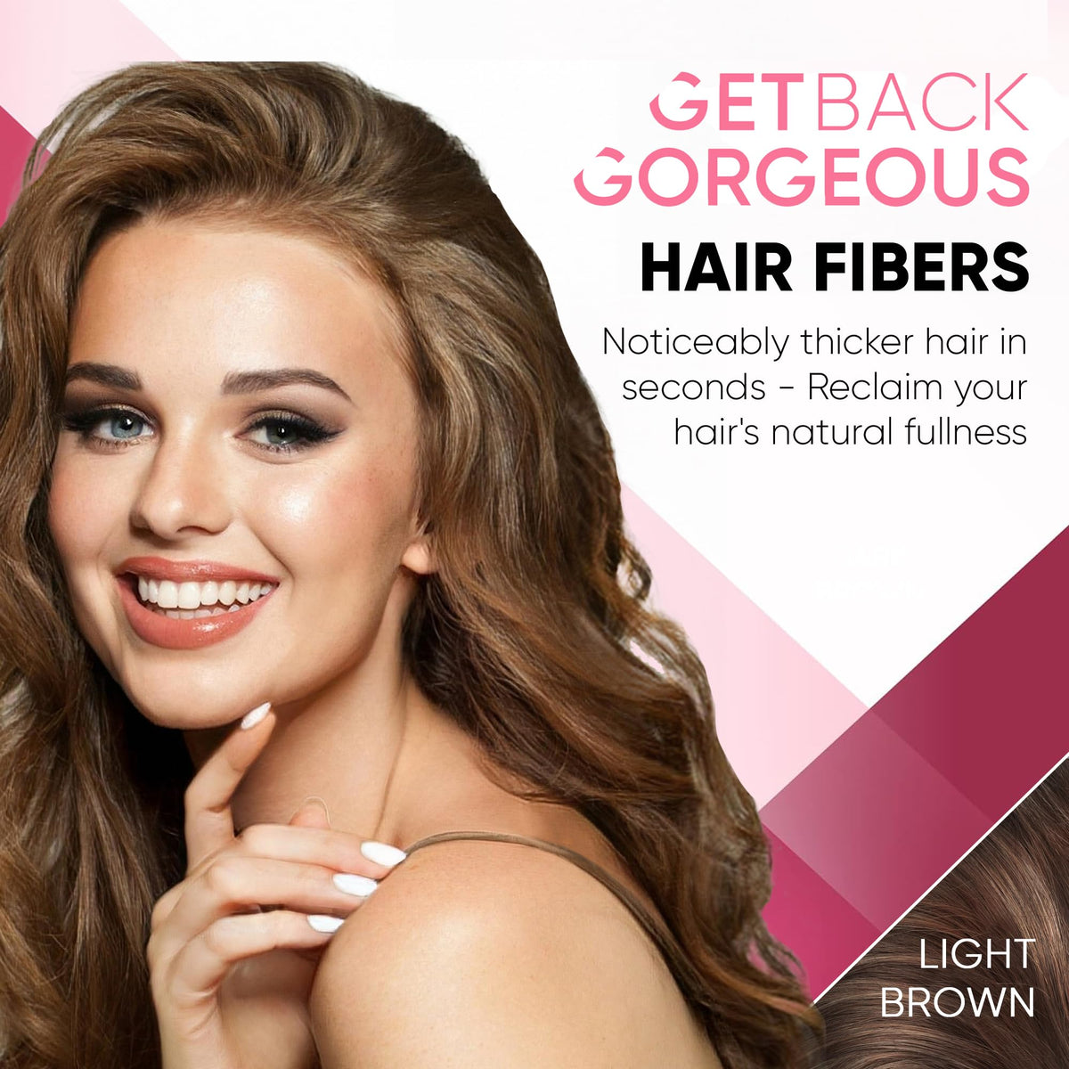 Get Back Gorgeous close-up of fine cotton fibers showing natural texture for realistic coverage