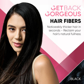 Get Back Gorgeous close-up cotton fiber texture demonstrating natural-looking volume