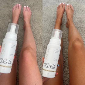 Get Into The Limelight brown guide tint close-up, easy-to-see application accuracy benefit